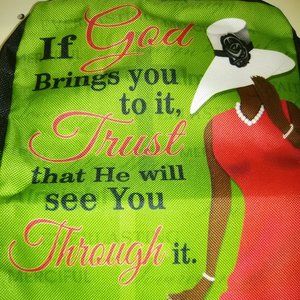 "If GOD  brings you to it Trust that HE will See u